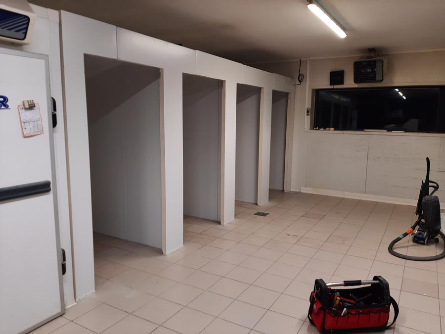 Remplacement des panneaux de 3 chambres BCR et des évaporateurs